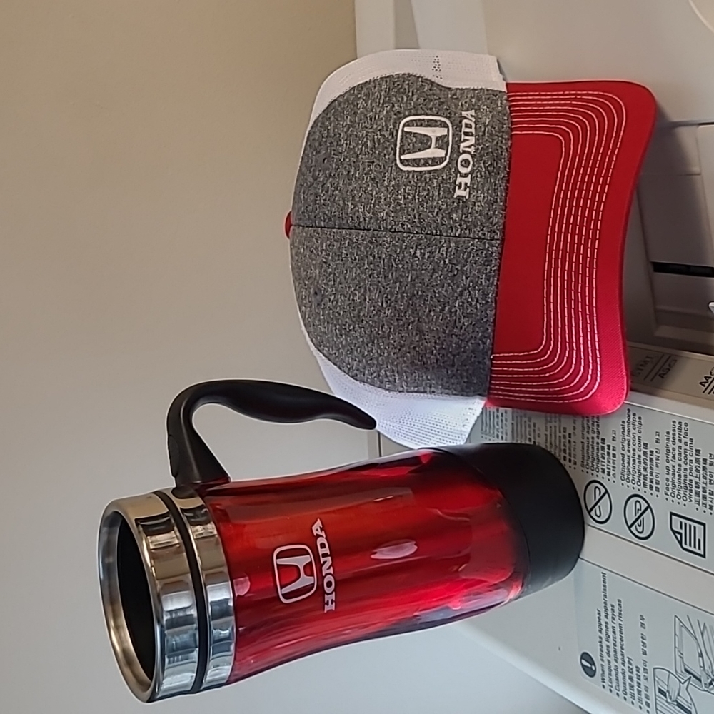 Honda Tumbler and Hat